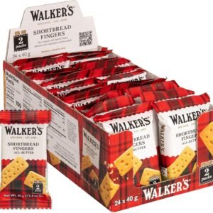 Walkers Pure Butter Shortbread Fingers 24 x 40g