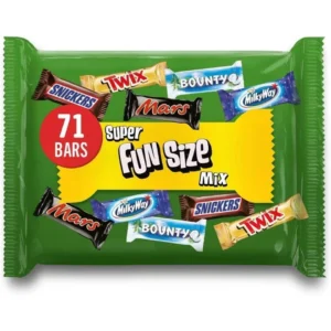 Mars Super Fun Size Mix 71 Bars Variety Assorted Minis Chocolate Bars Pack 1.4kg